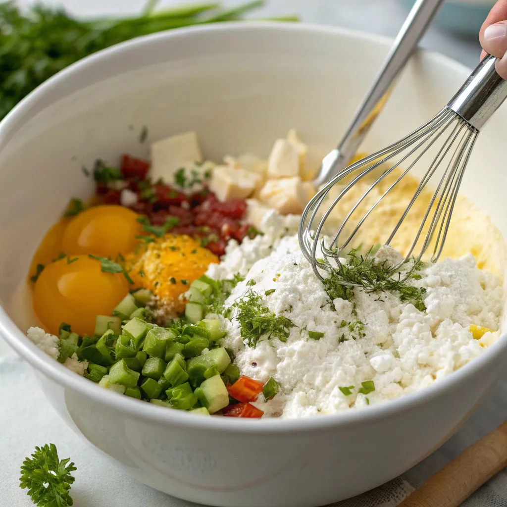 Cottage Cheese Crustless Quiche