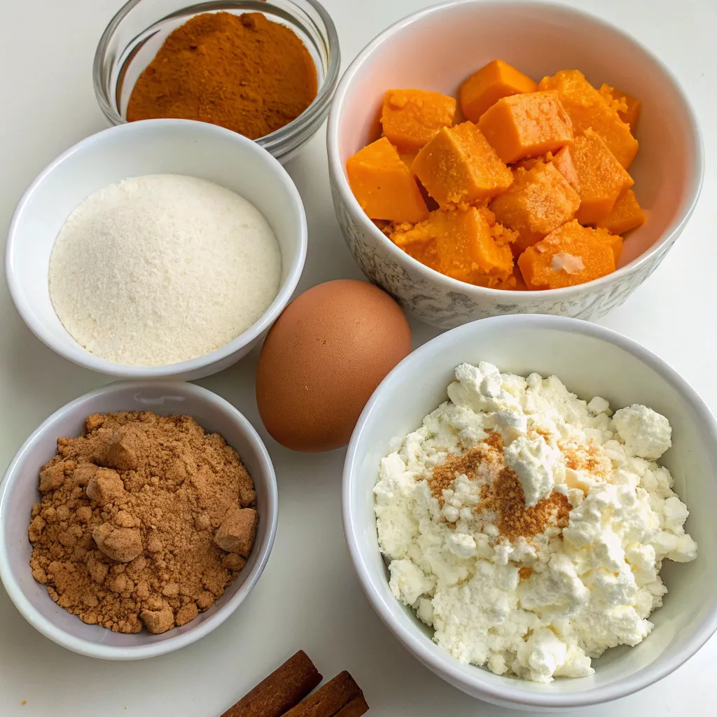 Cottage Cheese Pumpkin Protein Bake