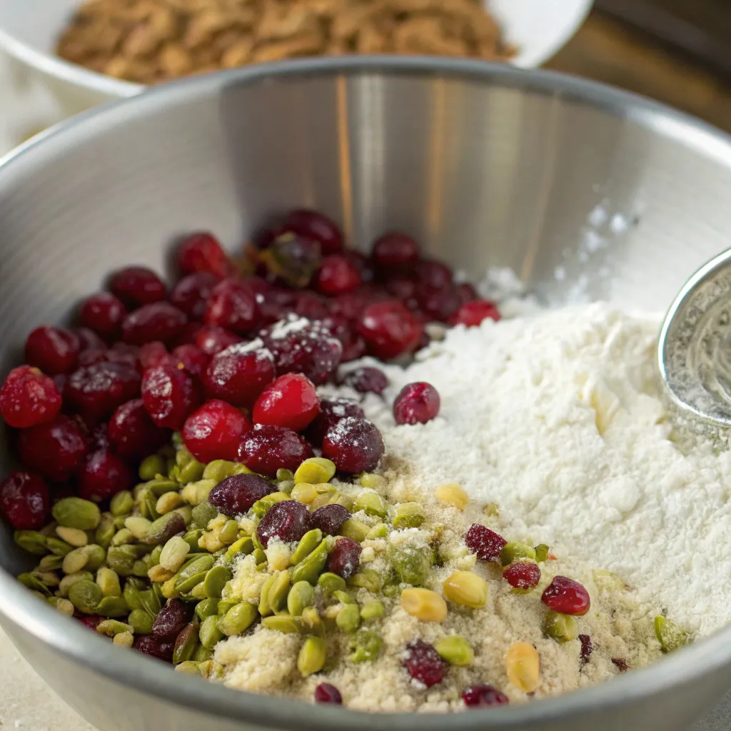 Truly Low-Carb Cranberry Pistachio Cookies โ Soft, Keto & Guilt-Free 8 Low-Carb Cranberry Pistachio Cookies