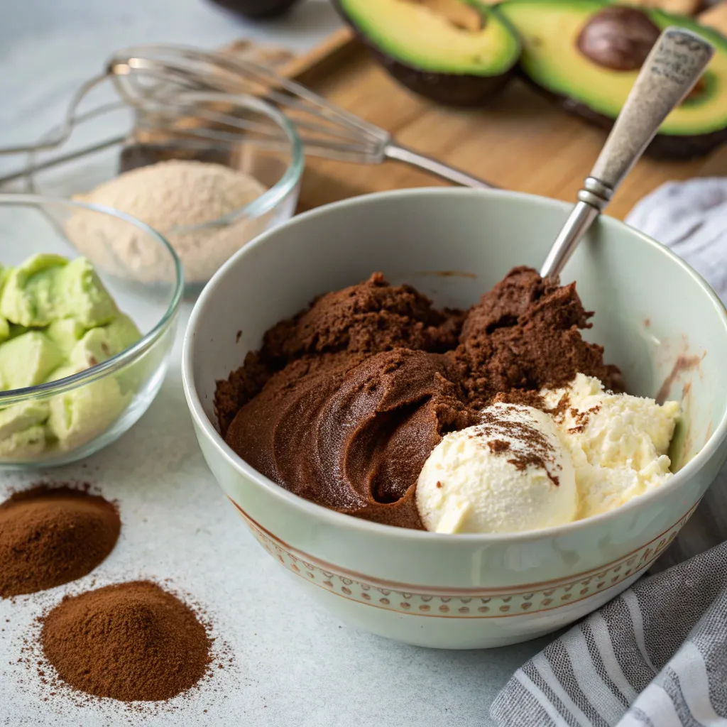 Creamy Chocolate Avocado Mousse Cake