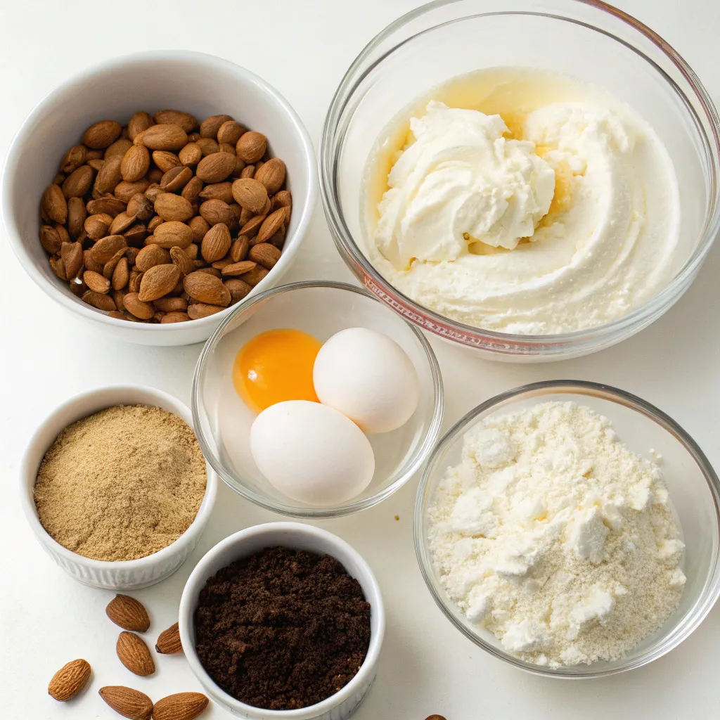 Irresistible Espresso Almond Cake (7-Step Creamy Ricotta Delight!) 7 Espresso Almond Cake with Ricotta & Whipped Cream