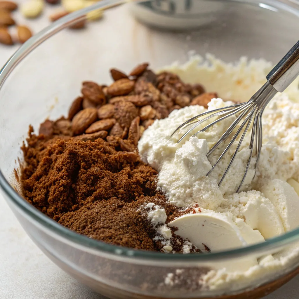 Irresistible Espresso Almond Cake (7-Step Creamy Ricotta Delight!) 8 Espresso Almond Cake with Ricotta & Whipped Cream