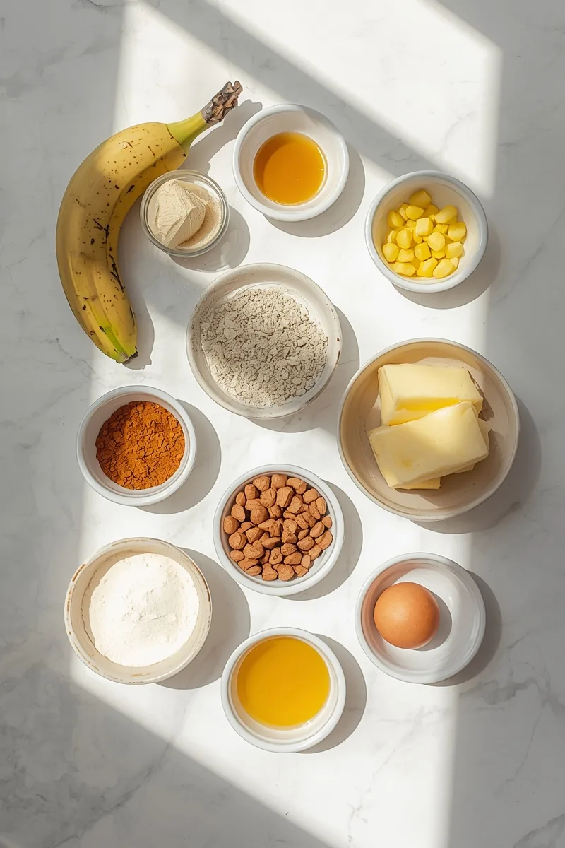 5-Ingredient Flourless Banana Bread (No Sugar, No Butter)