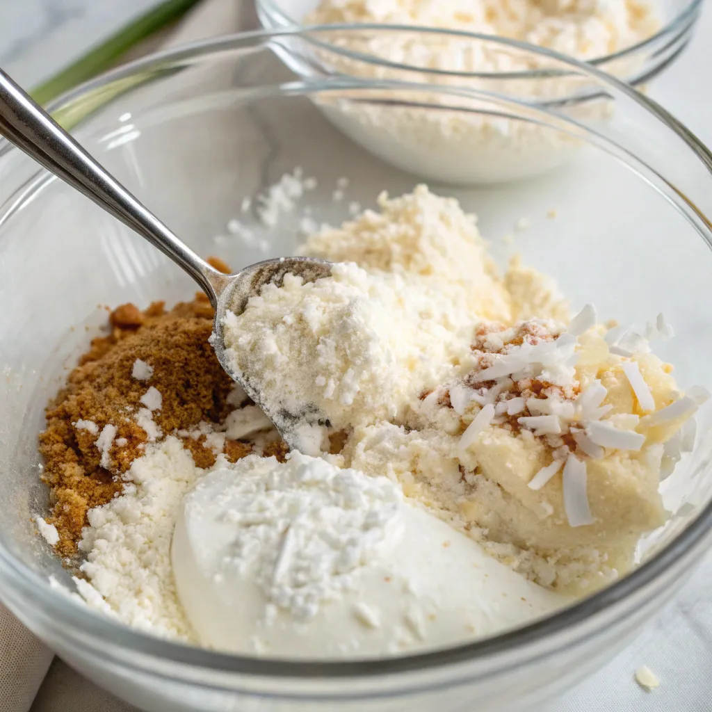 Irresistible 5-Step Flourless Coconut Cream Cottage Cheese Pie Bars (High-Protein & Low-Carb Delight) 8 Flourless Coconut Cream Cottage Cheese Pie Bars