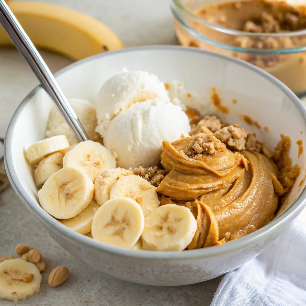 Frozen Peanut Butter Banana Pie