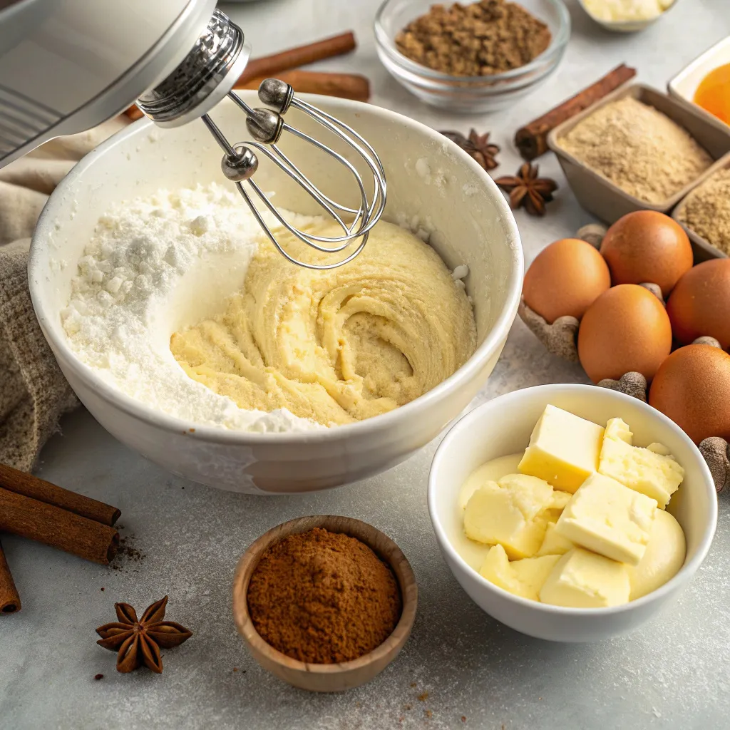 Gingerbread Pound Cake with Creamy Icing