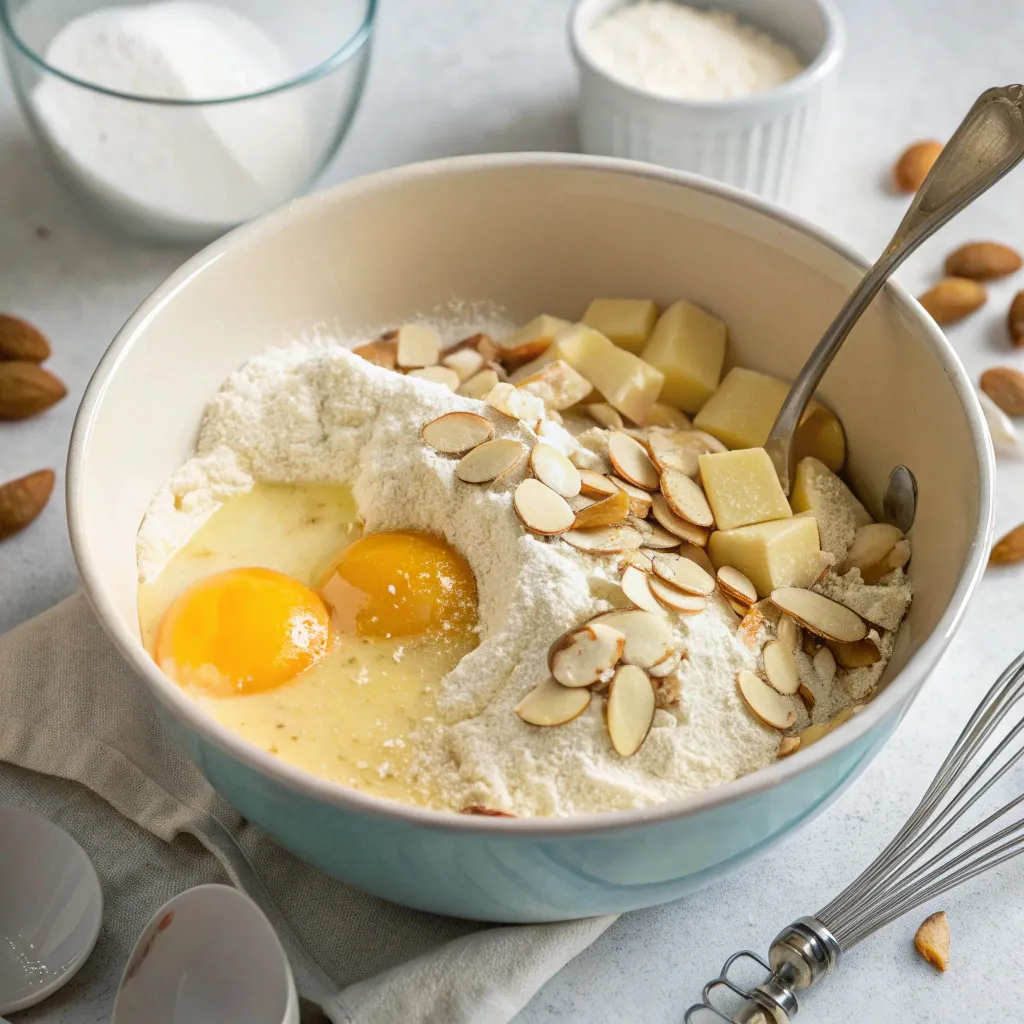 Golden Almond Ricotta Tea Cake