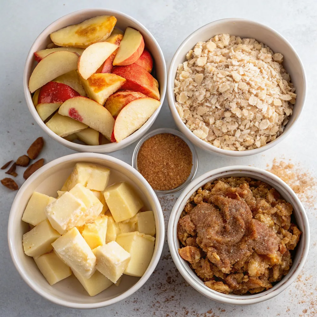 Gooey Cinnamon Apple Crisp