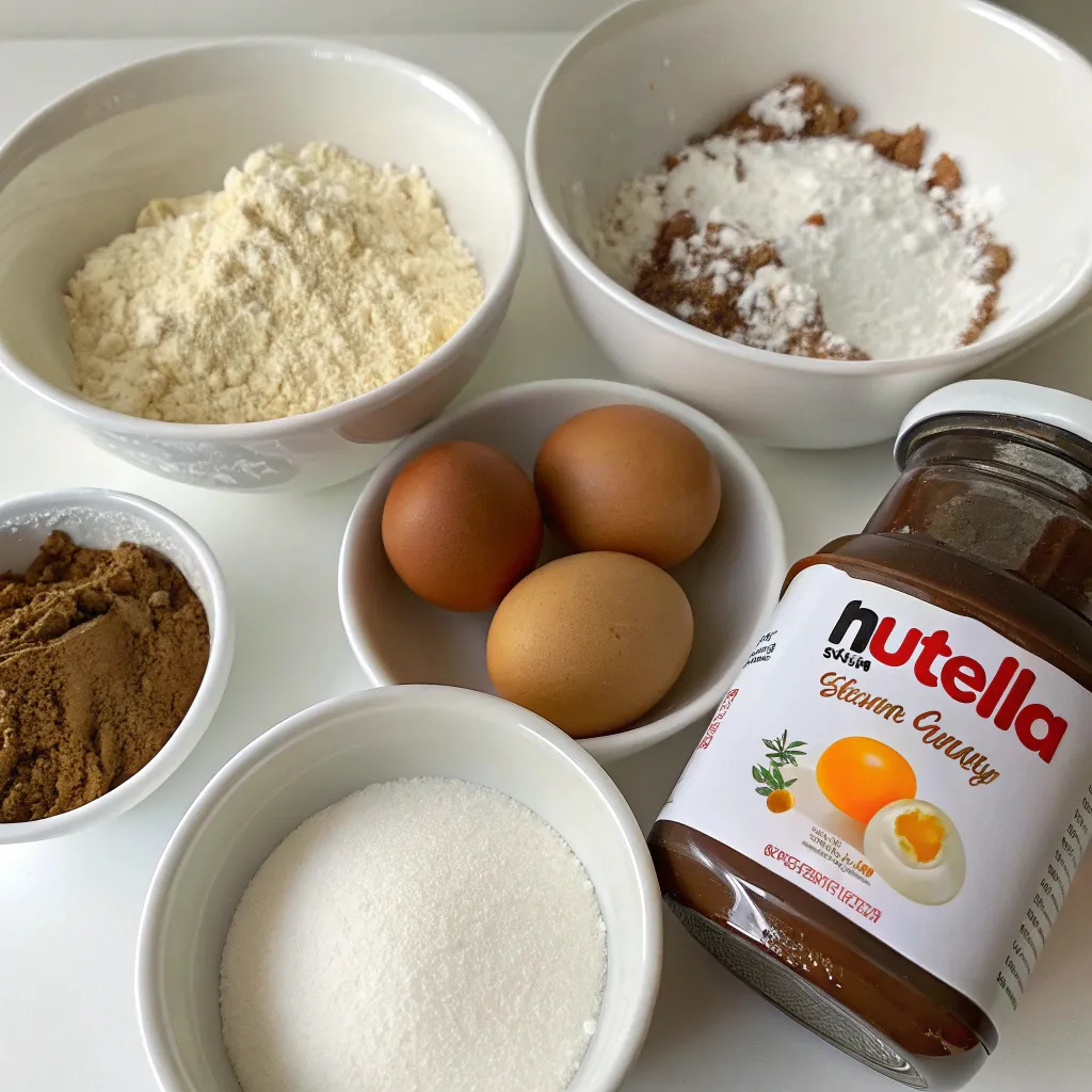 Gooey Nutella Stuffed Muffins