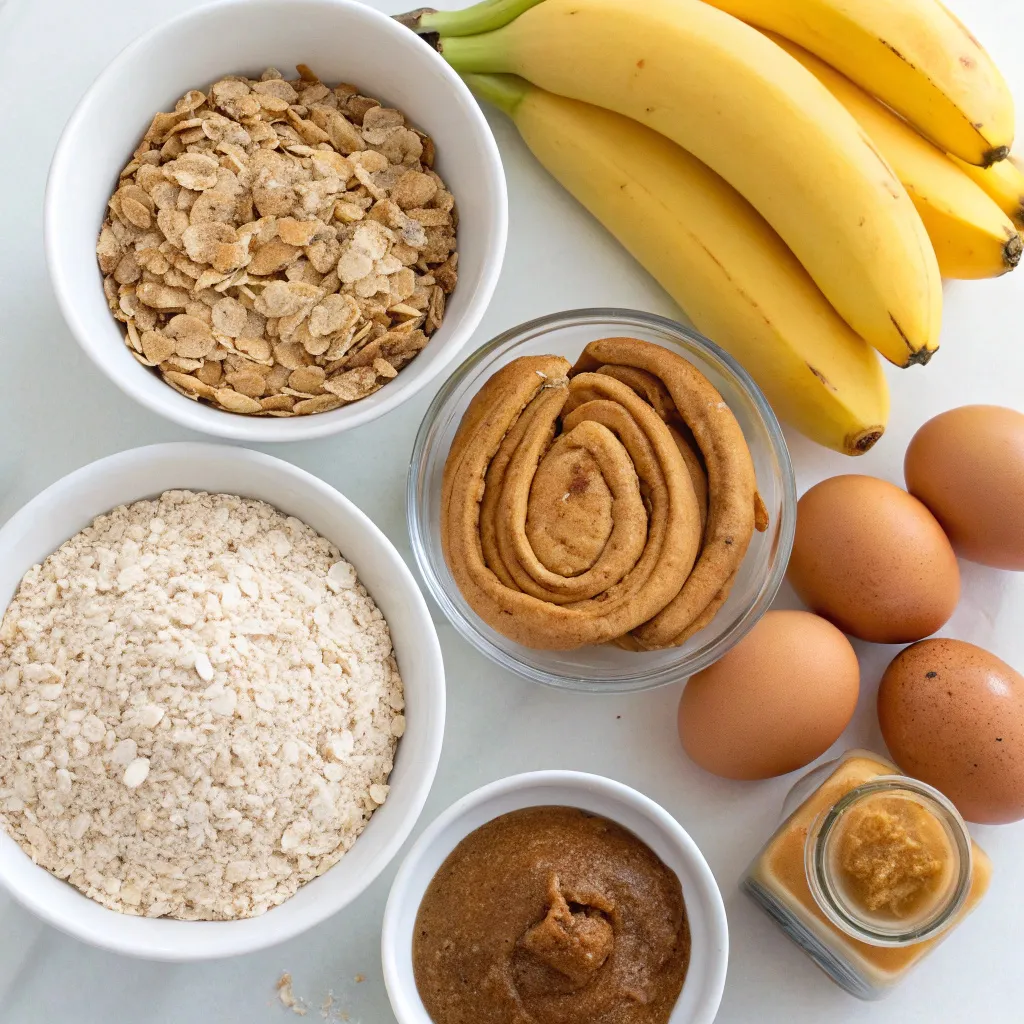 Healthy Cinnamon Roll Banana Bread Bars with Peanut Butter Glaze (Irresistibly Cozy & Easy Recipe) 7 Healthy Cinnamon Roll Banana Bread Bars with Peanut Butter Glaze