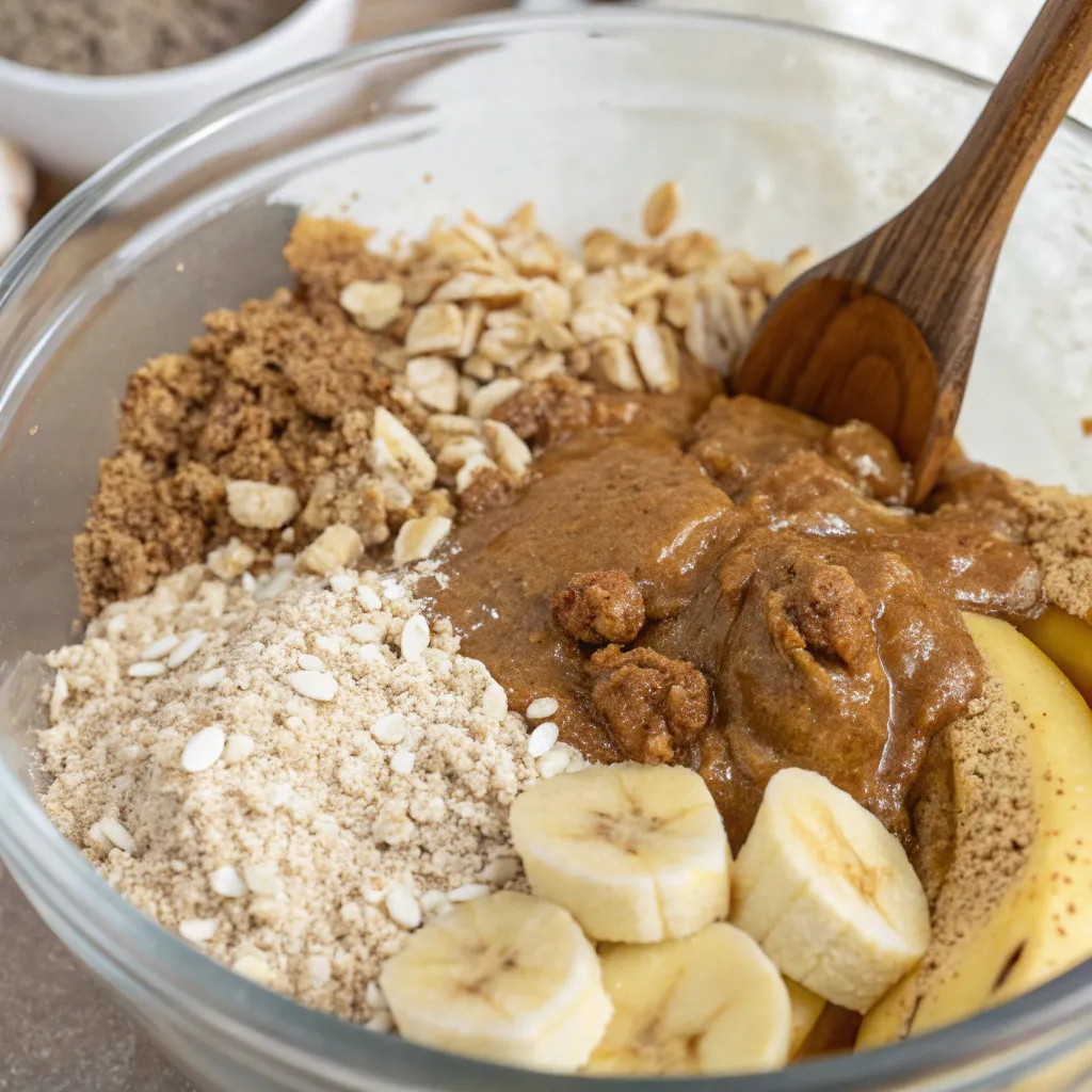 Healthy Cinnamon Roll Banana Bread Bars with Peanut Butter Glaze (Irresistibly Cozy & Easy Recipe) 8 Healthy Cinnamon Roll Banana Bread Bars with Peanut Butter Glaze