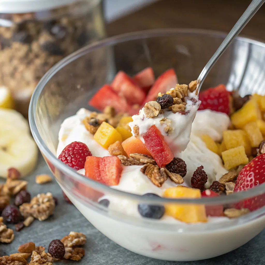 Healthy Frozen Yogurt Bark