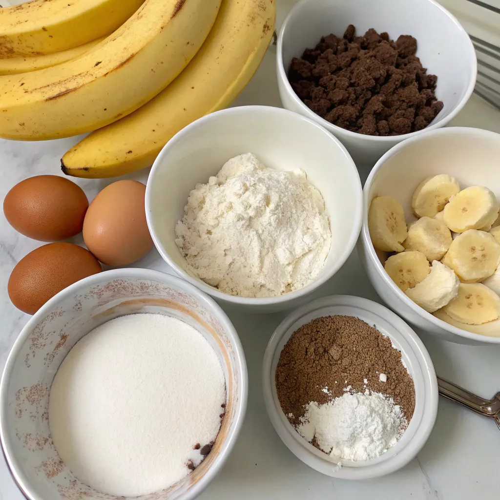 High Protein Greek Yogurt Banana Cheesecake Brownies with Chocolate Chip Layers