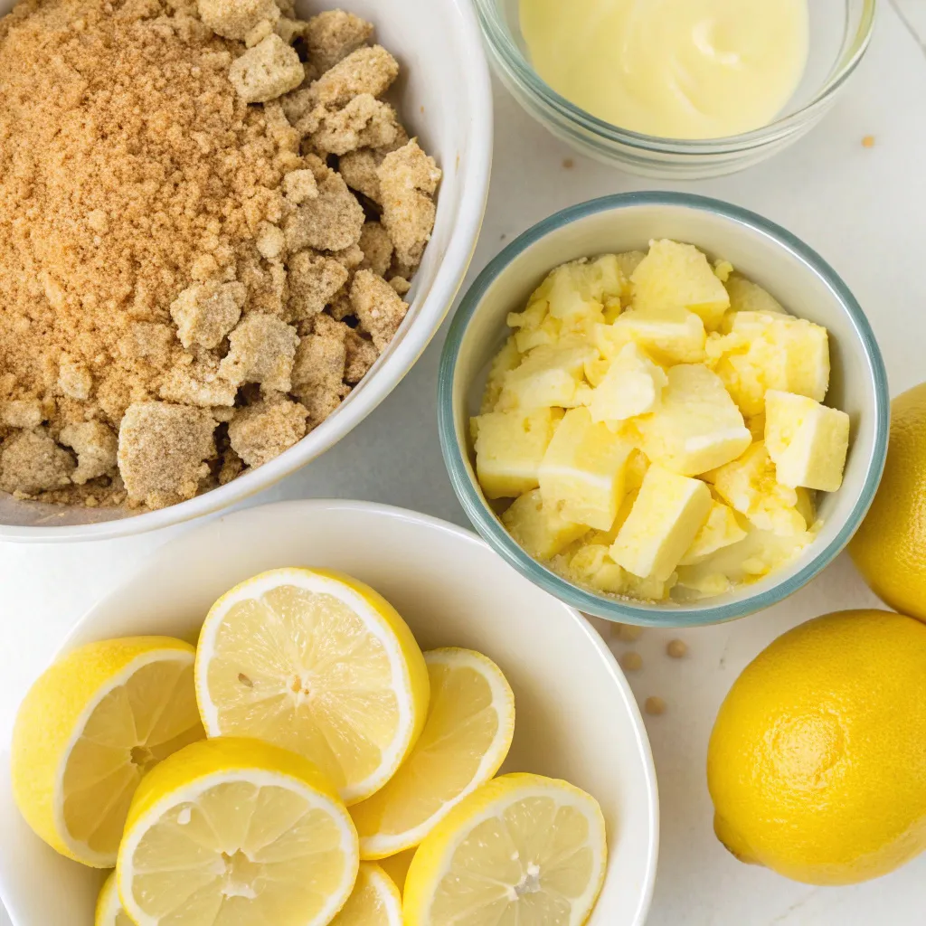 Lemon Crumble Tartelettes