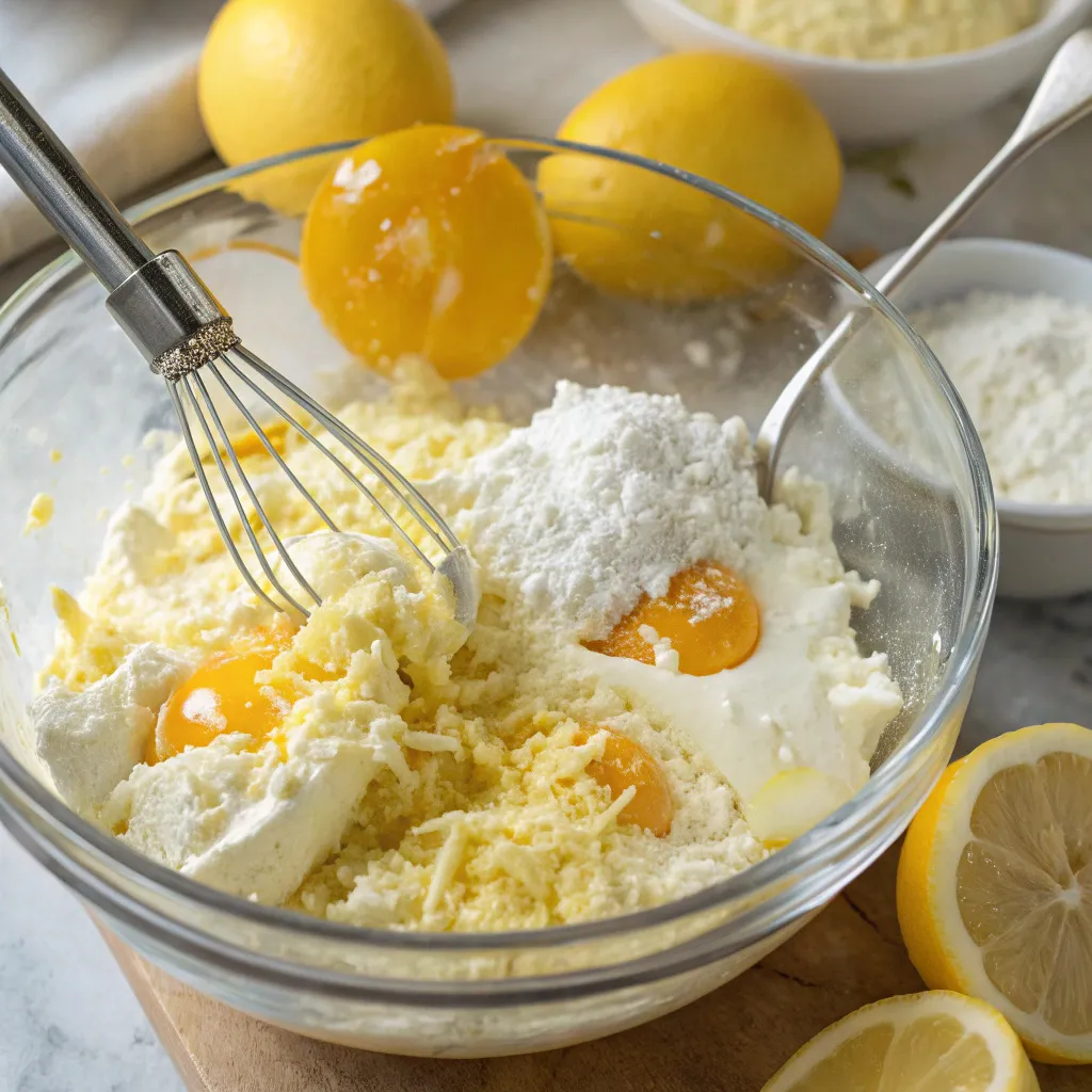 Lemon Ricotta Sheet Cake