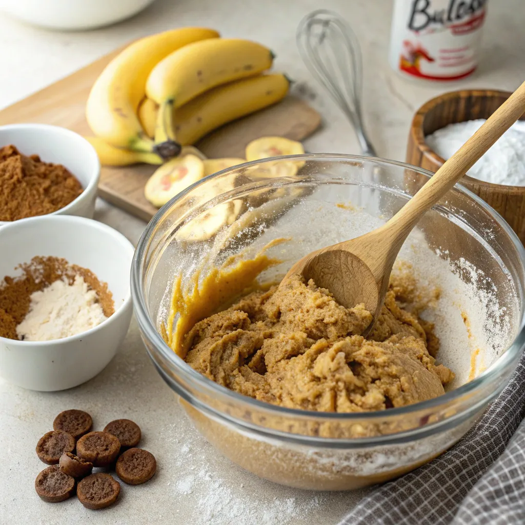 Lotus Biscoff Banana Bread