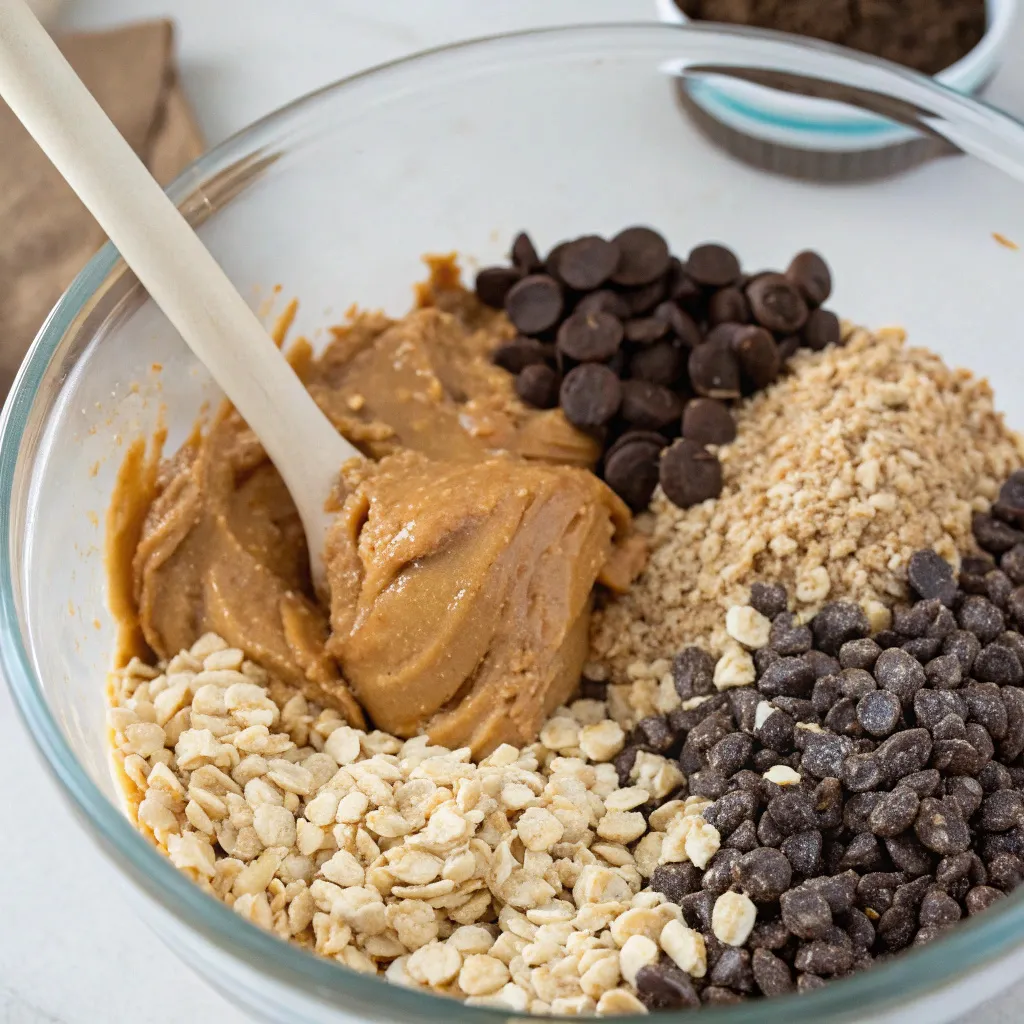 No-Bake Dark Chocolate Peanut Butter Oat Fudge Squares