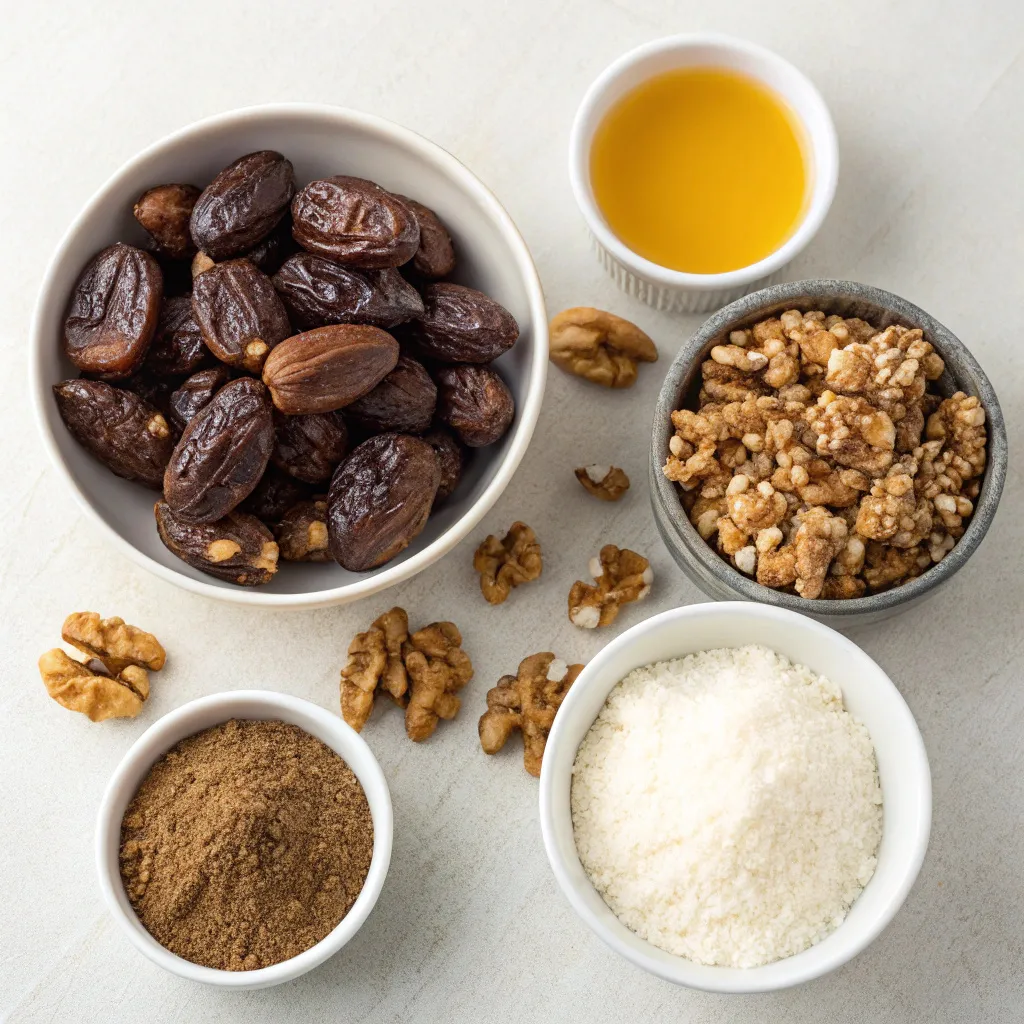 No-Bake Espresso Walnut Date Balls