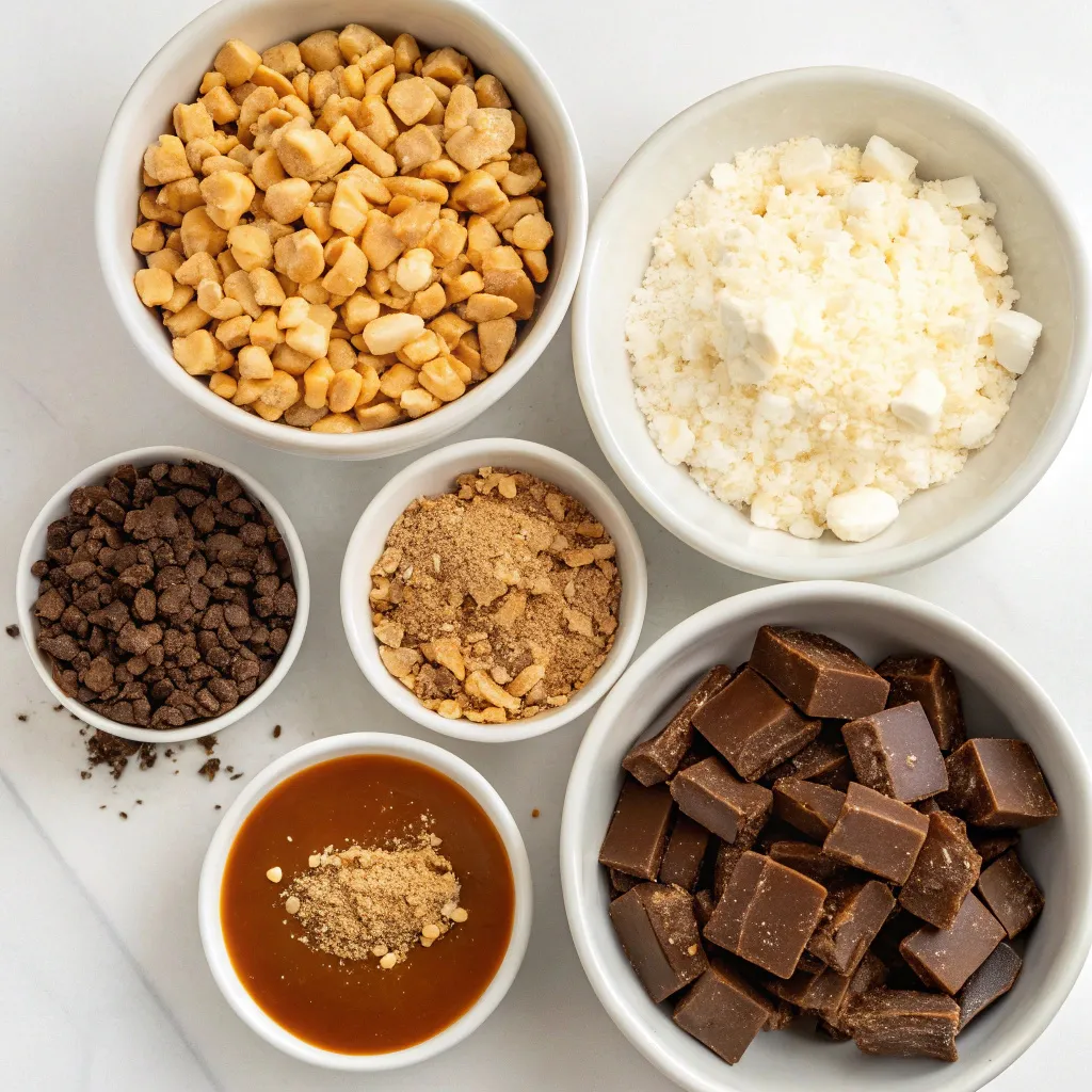 No-Bake Snickers Layered Dessert Bars