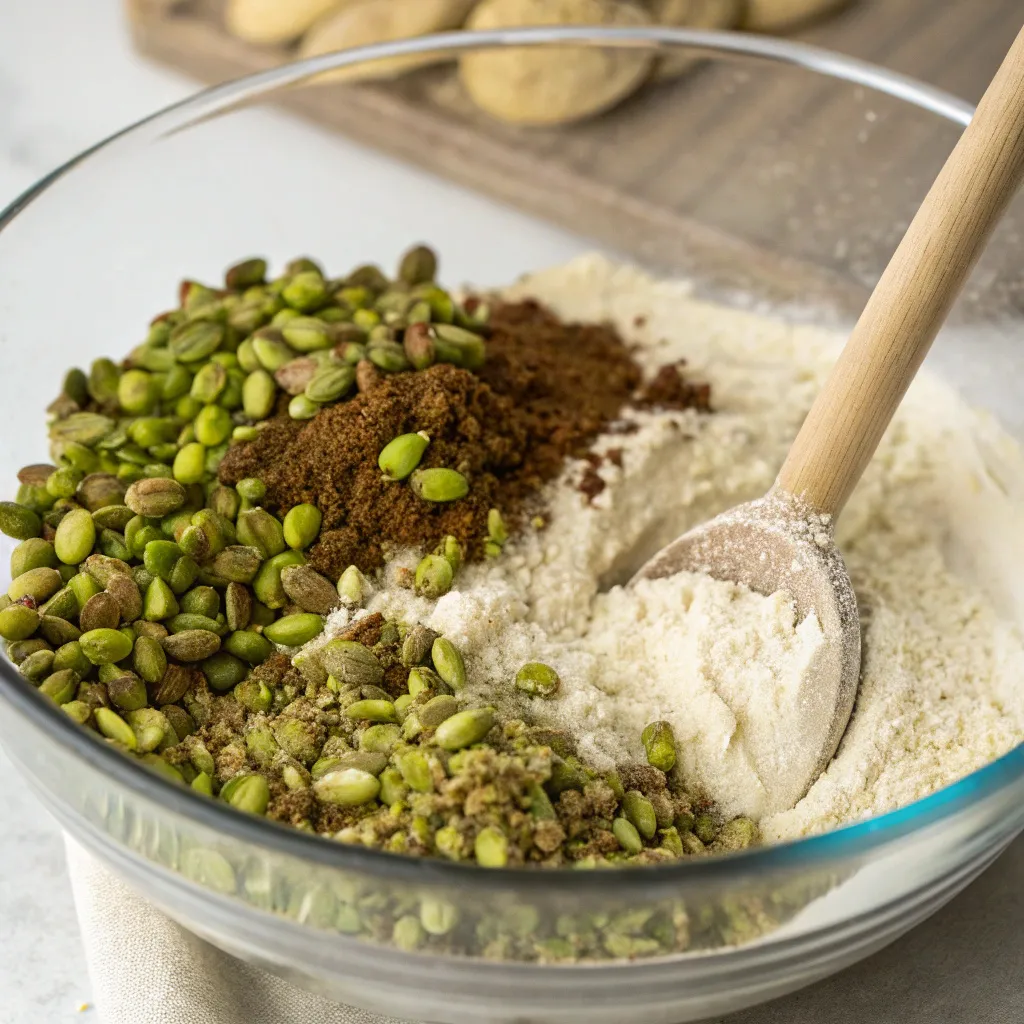 No Flour Pistachio Cardamom Cake