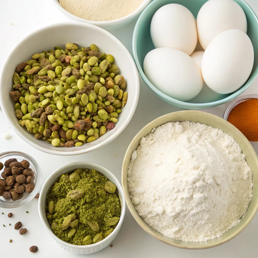 No Flour Pistachio Cardamom Cake