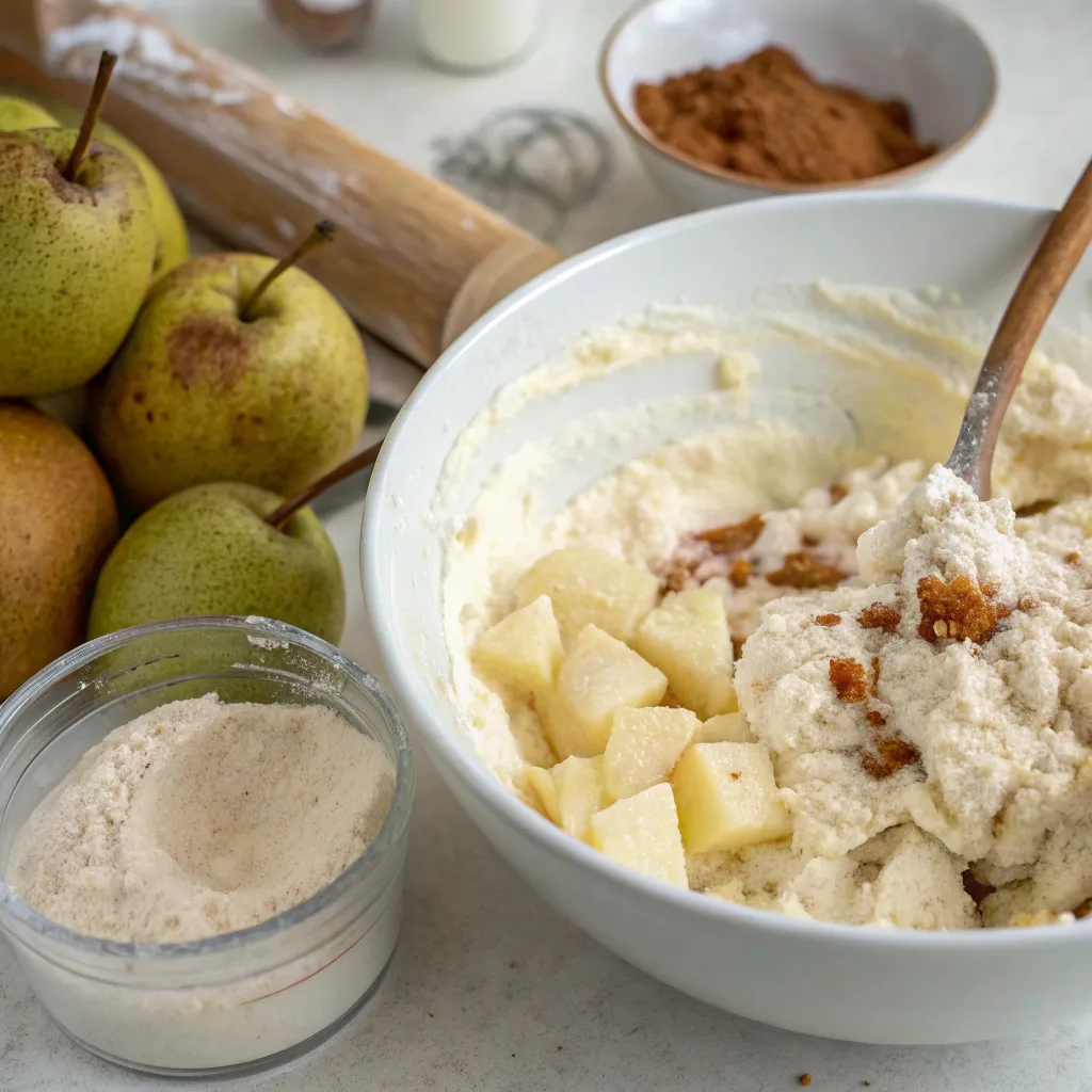 Pear Cinnamon Yogurt Muffins