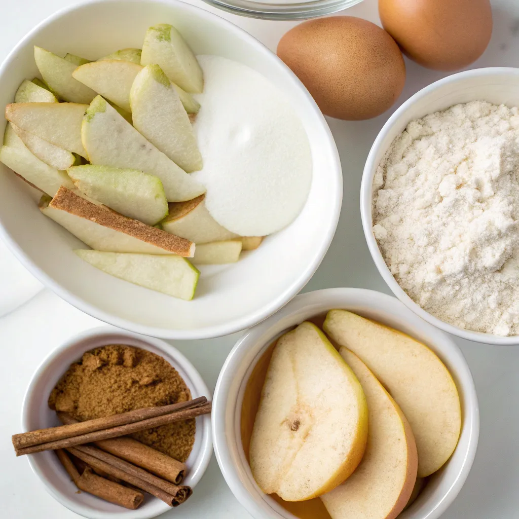 Pear Cinnamon Yogurt Muffins