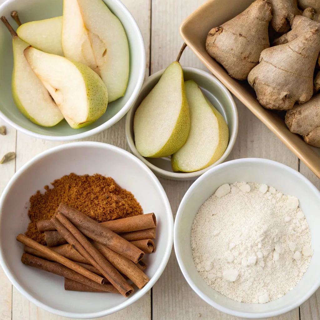 Pear Ginger Warm Spice Cake โ Cozy, Moist & Perfect for Fall Baking 7 Pear Ginger Warm Spice Cake