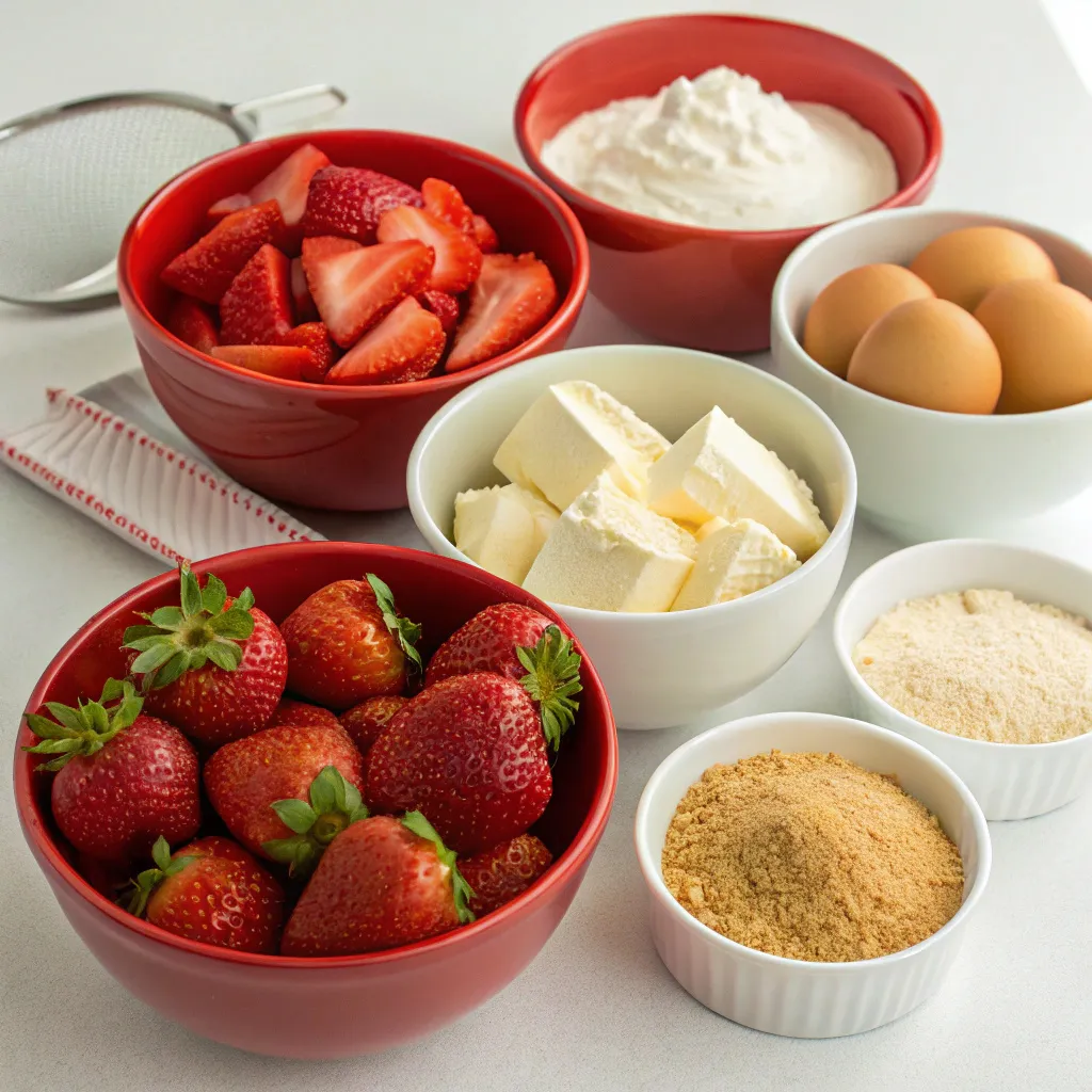 These Shockingly Creamy Sugar-Free Strawberry Cheesecake Bars Will Change Dessert Forever