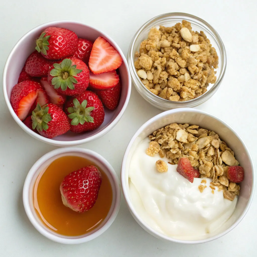 Strawberry Yogurt Clusters