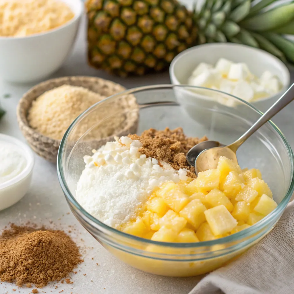 This No-Bake Pineapple Coconut Cheesecake Tastes Like a Tropical Vacation