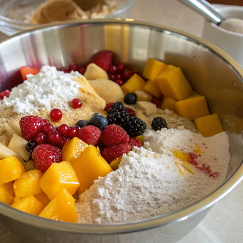 Irresistible Tropical Moist Fruit Cake (9-Step Soft & Juicy Paradise Dessert!) 8 Tropical Moist Fruit Cake