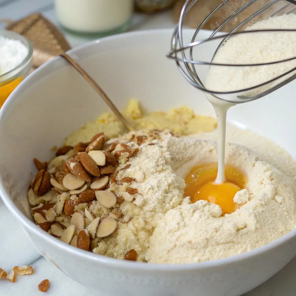 Vanilla Almond Cake with No Sugar or Flour