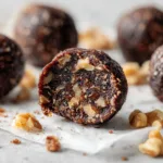 No-Bake Espresso Walnut Date Balls