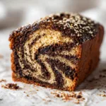 Chocolate Tahini Swirl Cake