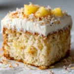 Pineapple Coconut Cream Cake