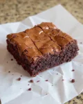 Crinkle Top Brown Butter Espresso Brownies