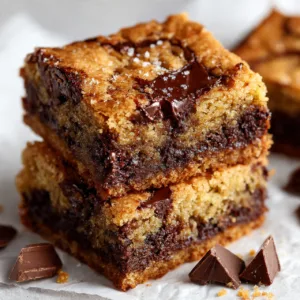 Fudgy Greek Yogurt Chocolate Blondies
