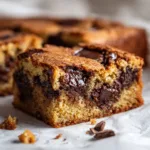 Fudgy Greek Yogurt Chocolate Blondies
