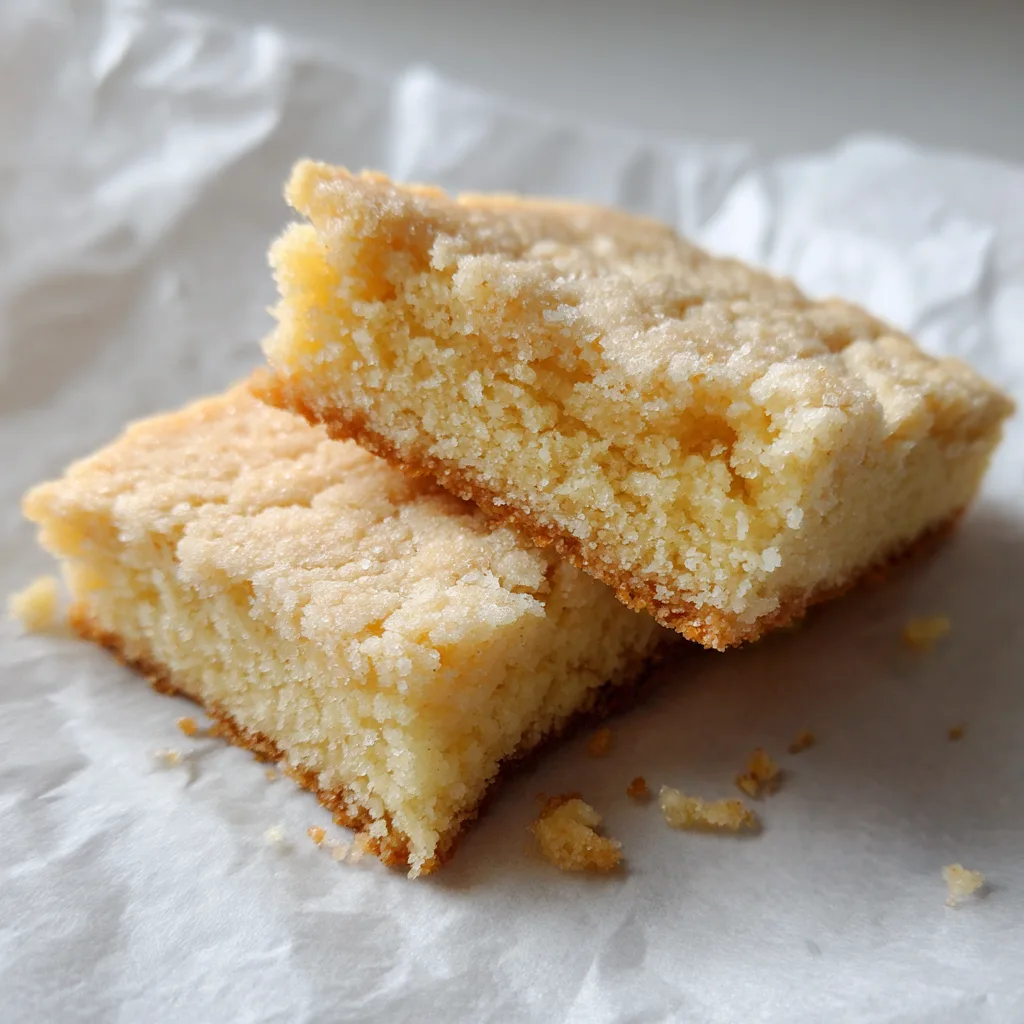 3-Ingredient Shortbread Cookies