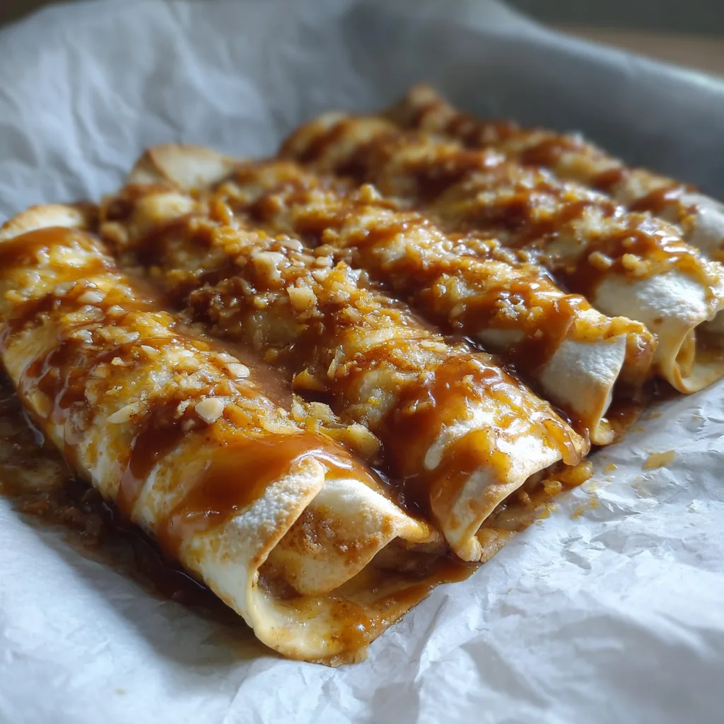 Apple Pie Tortilla Wrap