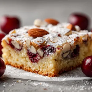Cherry Ricotta Almond Bars