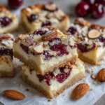 Cherry Ricotta Almond Bars โ Sweet, Creamy & Absolutely Irresistible 9 Cherry Ricotta Almond Bars