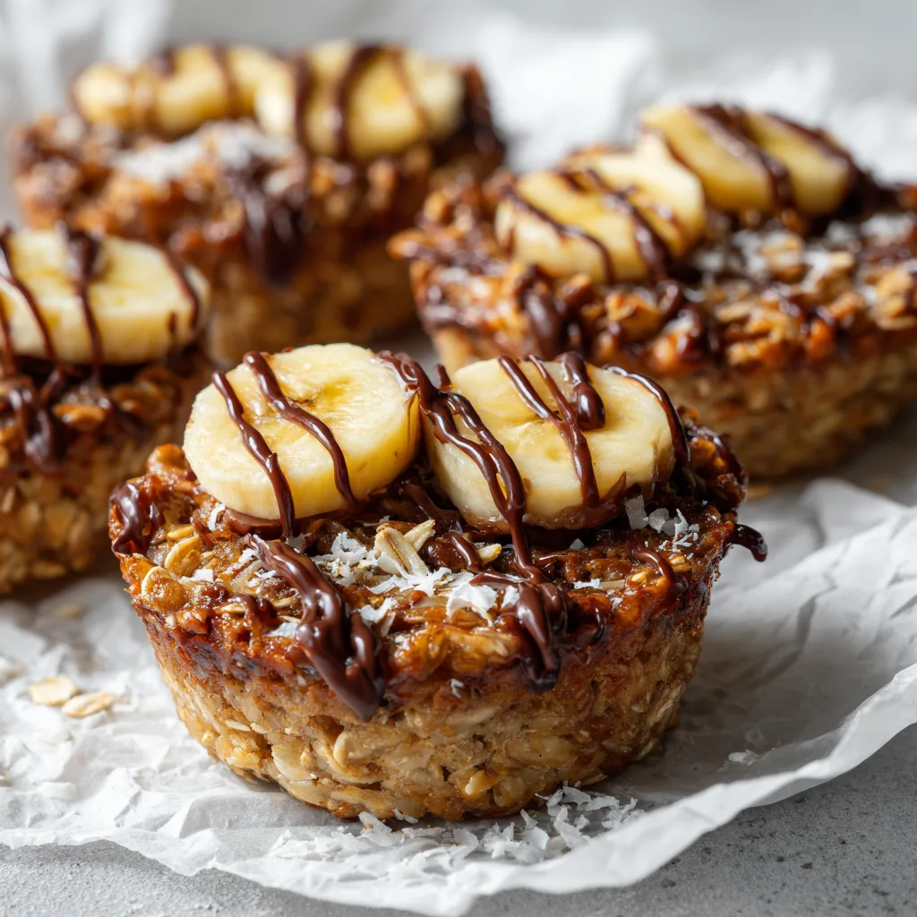 Chocolate Banana Oat Cups