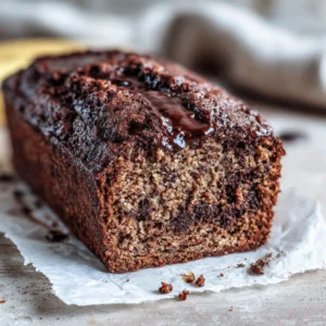 Chocolate Banana Oat Loaf
