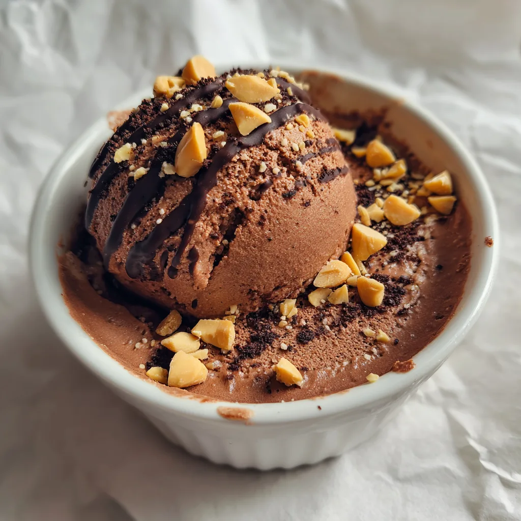 Chocolate Peanut Butter Protein Dessert