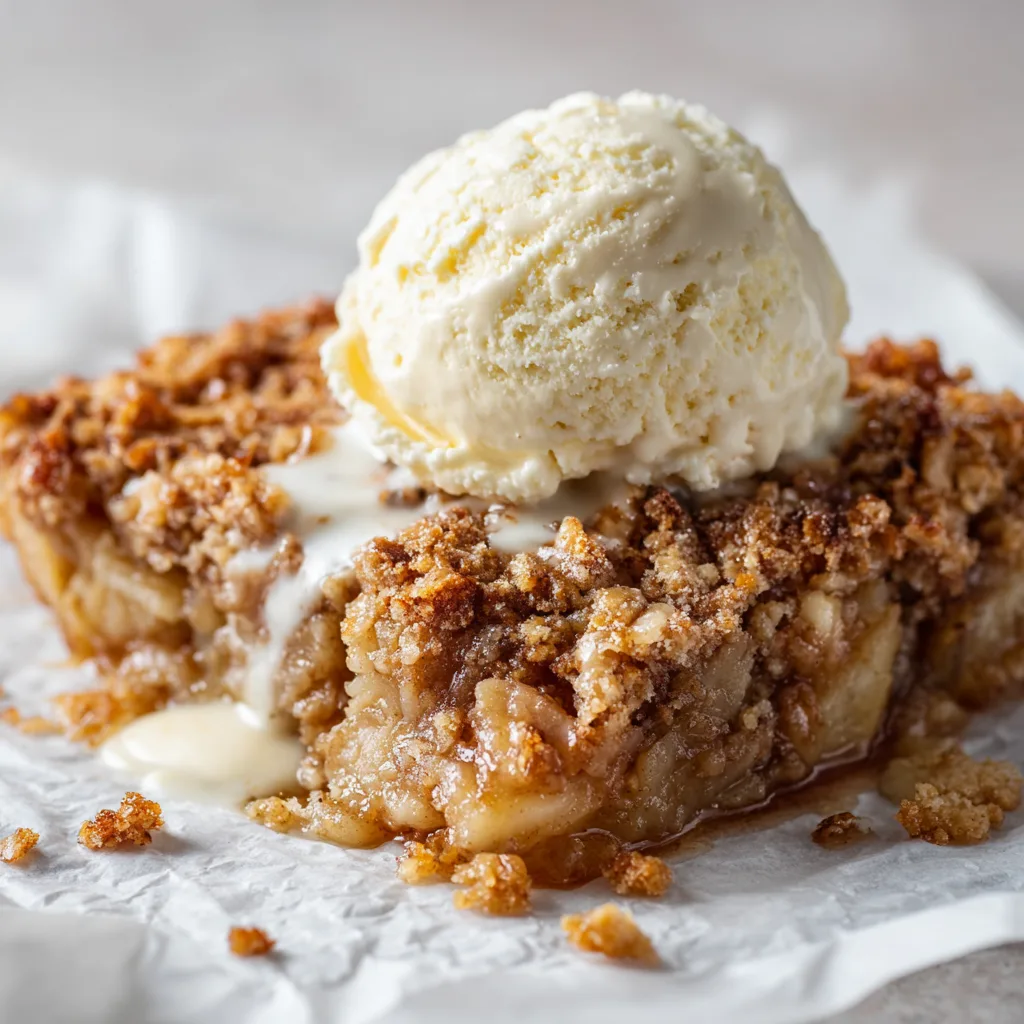Gooey Cinnamon Apple Crisp