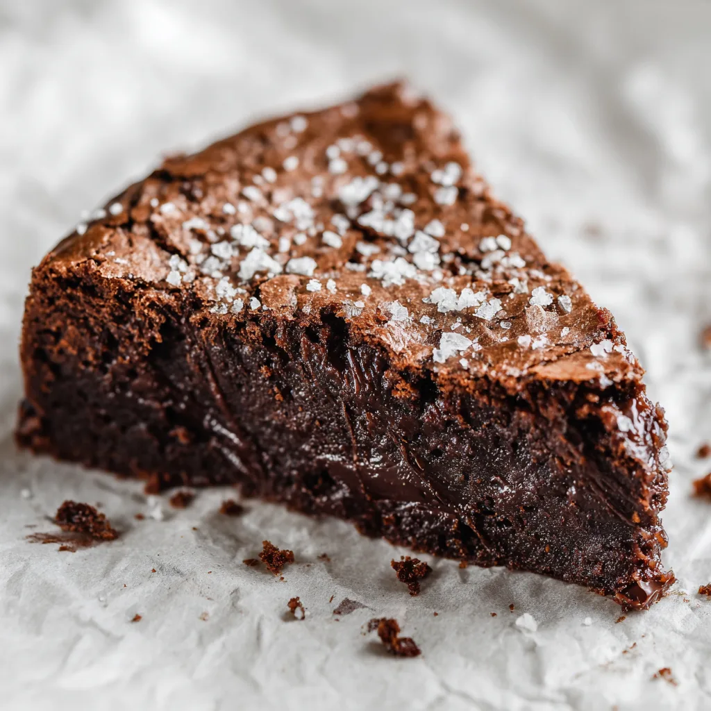 Fudgy Cottage Cheese Brownie
