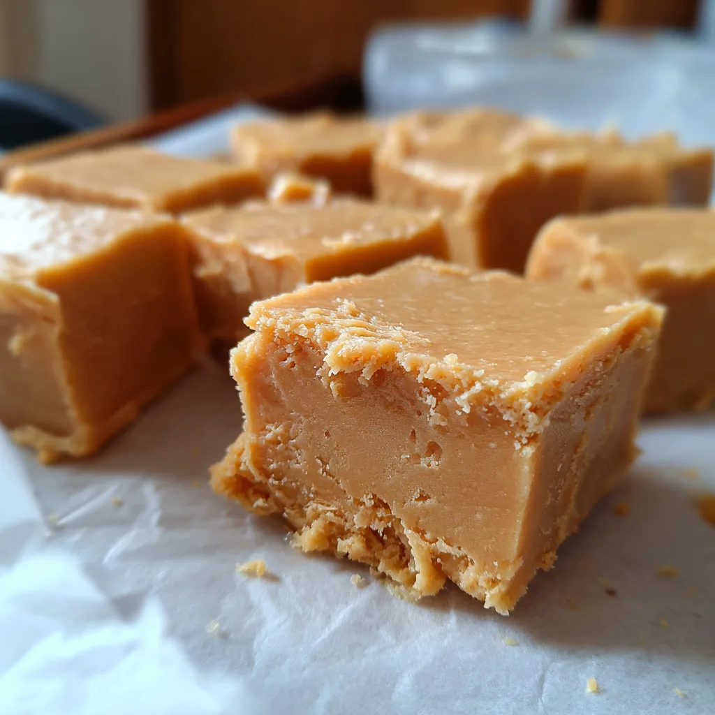 4-Ingredient Peanut Butter Fudge