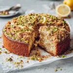 Date Pistachio Lemon Soft Crumb Celebration Cake
